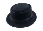 100% Wool Pork Pie Hat