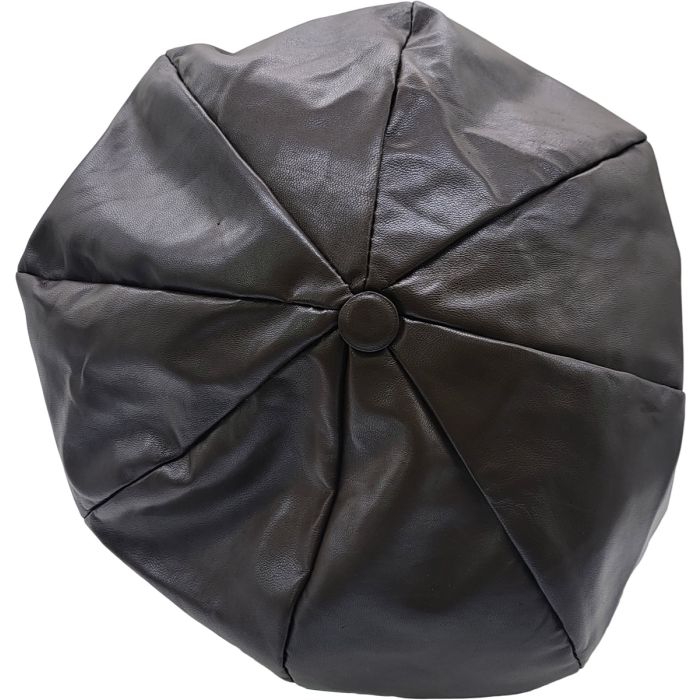 Big Apple Leather Newsboy Cap