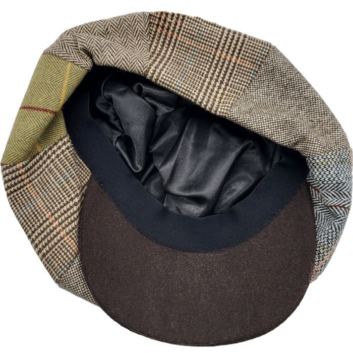 Patchwork Big Apple Newsboy Cap