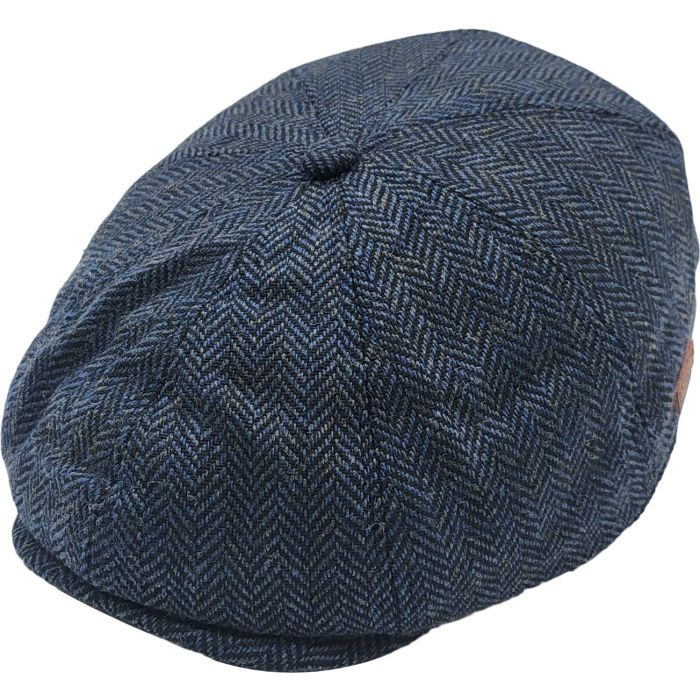 Herringbone Newsboy Cap