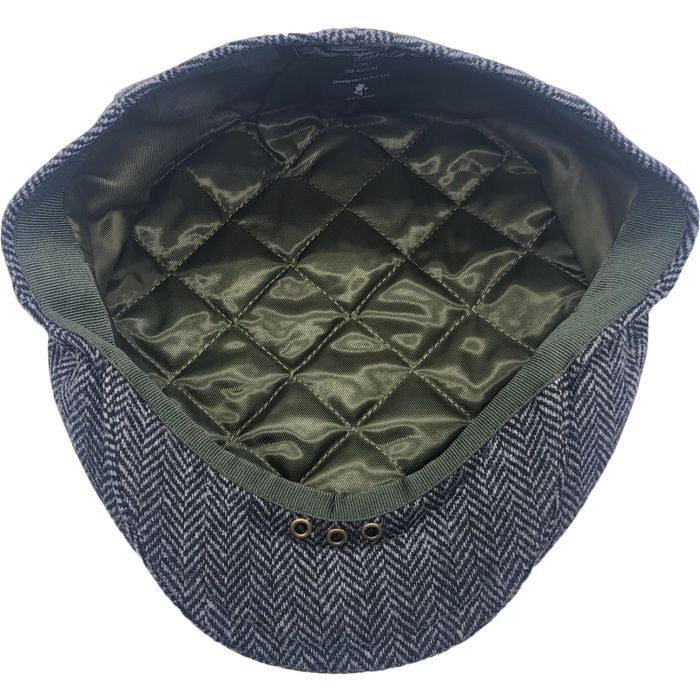 Classic Herringbone Flat Cap