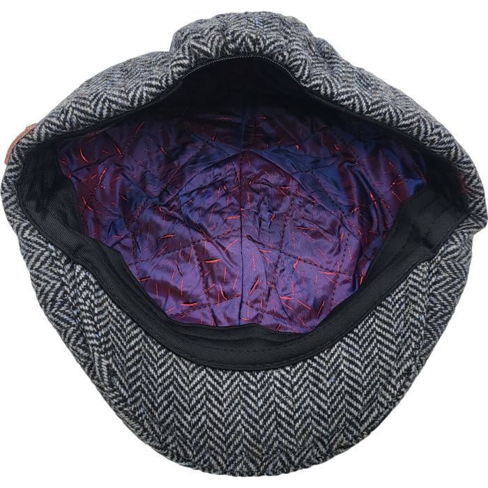 Herringbone Flat Cap
