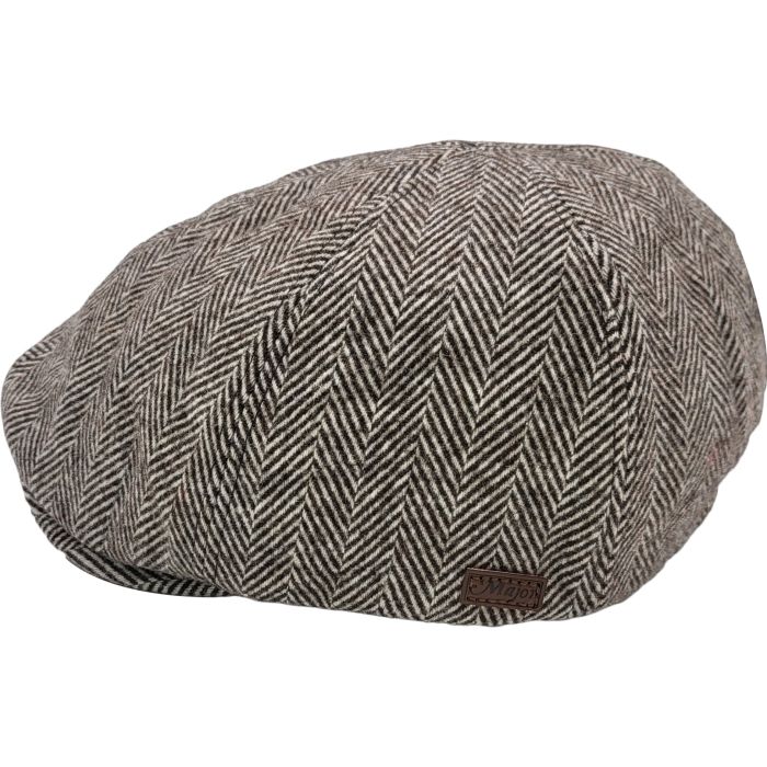 Herringbone Flat Cap