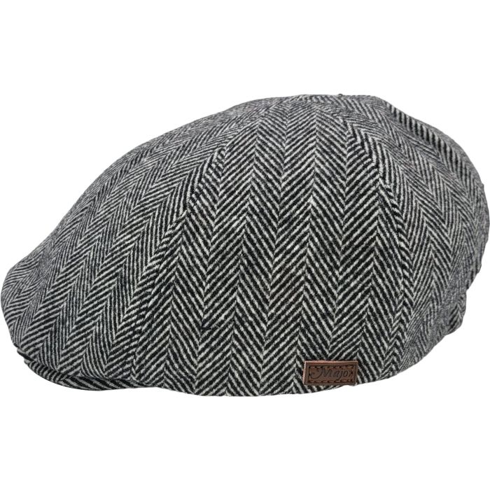Herringbone Flat Cap