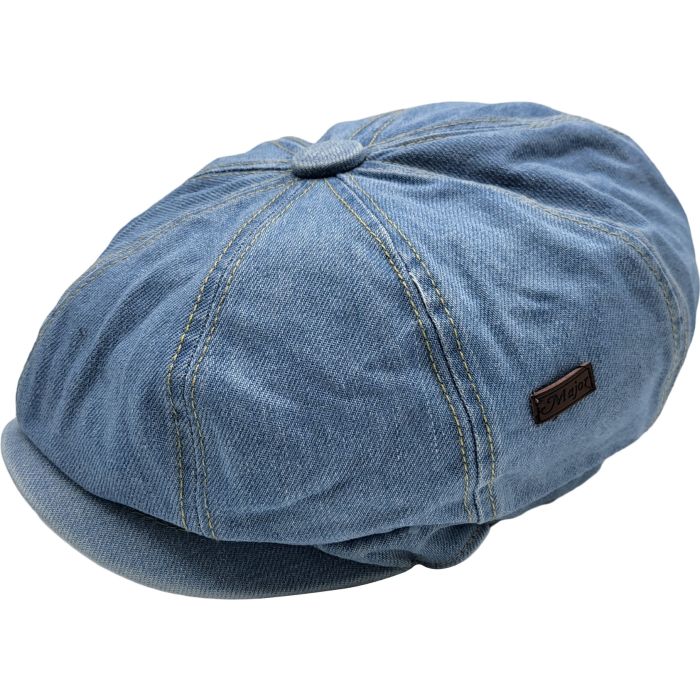 Denim Summer Newsboy Cap 