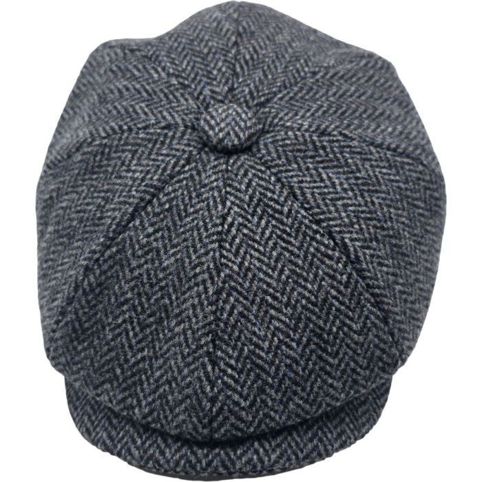 Classic Herringbone Newsboy Cap