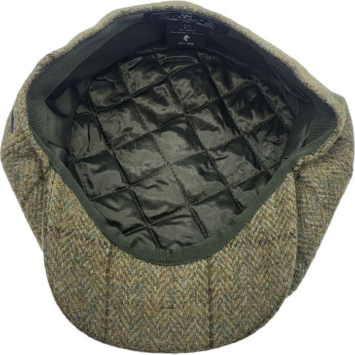 Classic Wool Olive Green Newsboy Cap