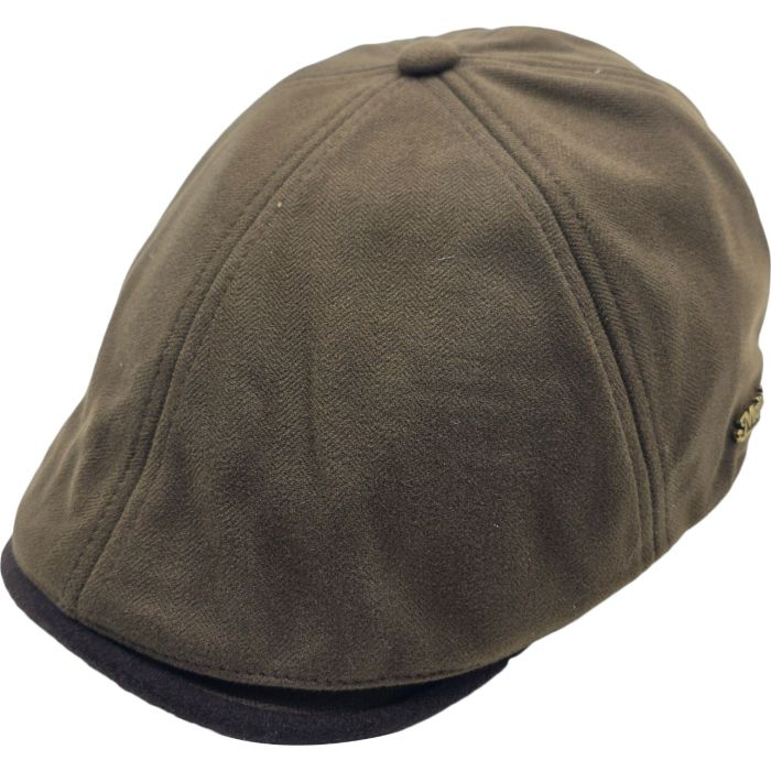 Plain Newsboy Cap with Contrast Peak