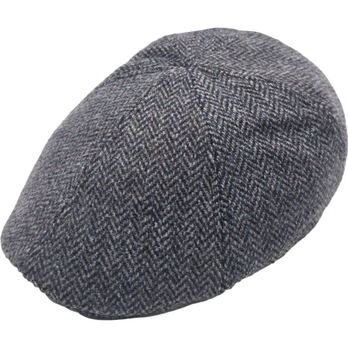 Herringbone Tweed Flat Cap