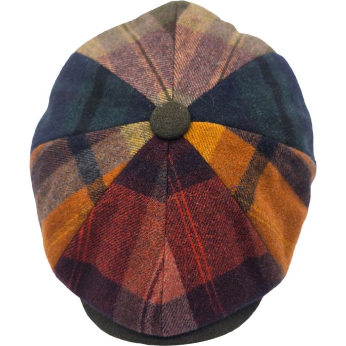 Patchwork Multi-Colour Newsboy Cap