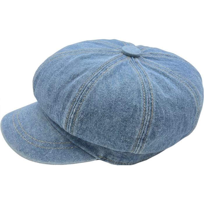 Women’s Denim Summer Newsboy Cap