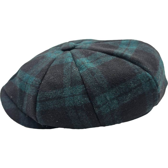 Checkered Pattern Newsboy Cap