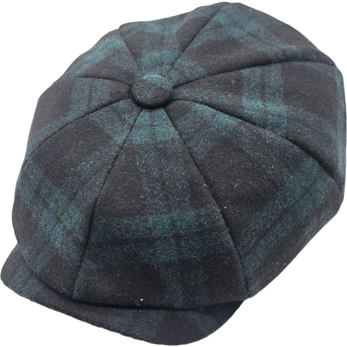 Checkered Pattern Newsboy Cap
