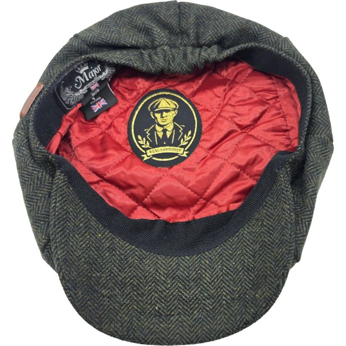 Classic Herringbone Newsboy Cap