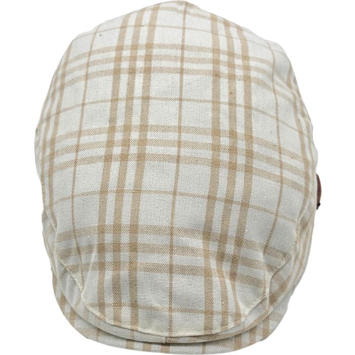 Summer Plaid Flat Cap