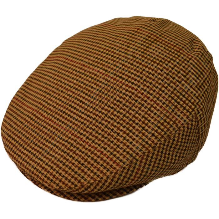 Herringbone Tweed Flat Cap