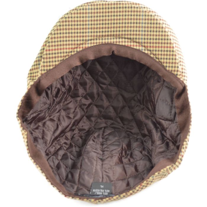 Herringbone Tweed Flat Cap