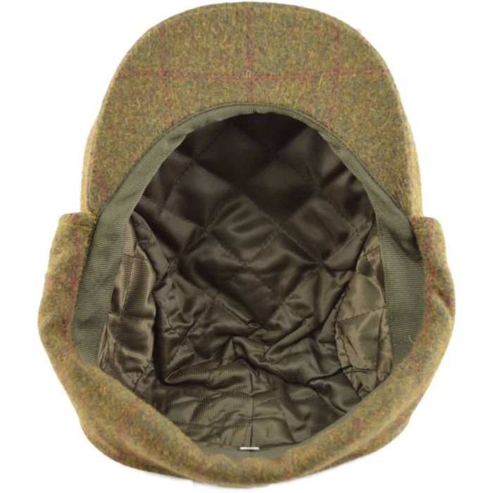 Tweed Flat Cap with Ear Flapped