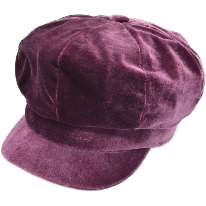 Classic Velvet Newsboy Cap