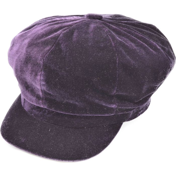 Classic Velvet Newsboy Cap
