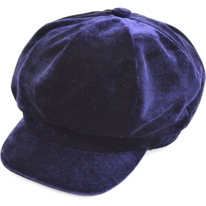 Classic Velvet Newsboy Cap