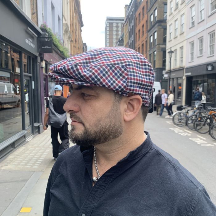 Checkered Summer Flat Cap