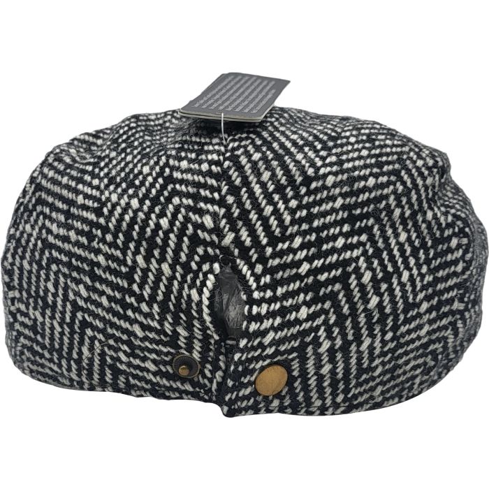 Herringbone Flat Cap