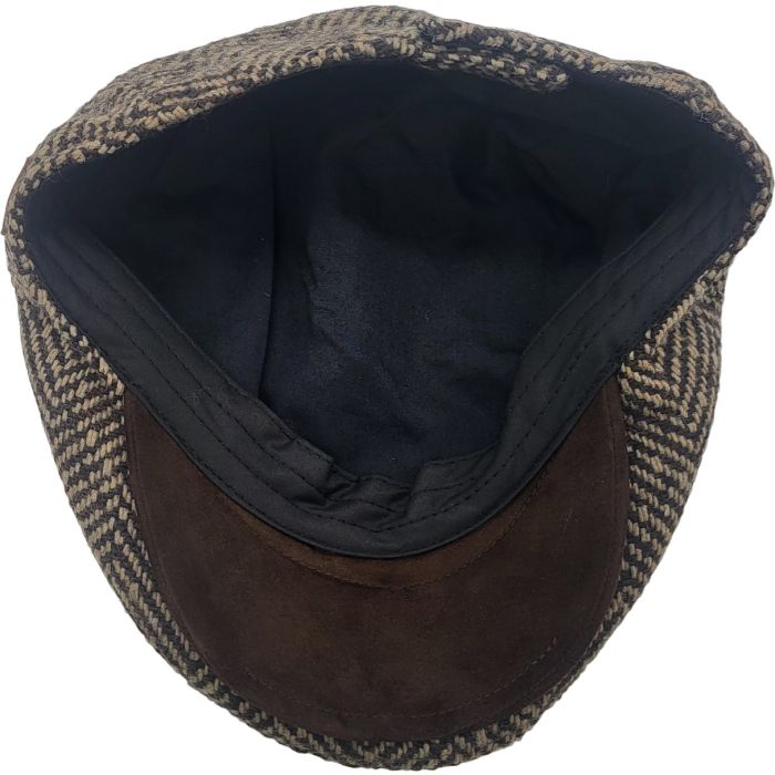 Herringbone Flat Cap