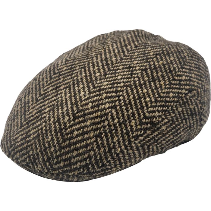 Herringbone Flat Cap