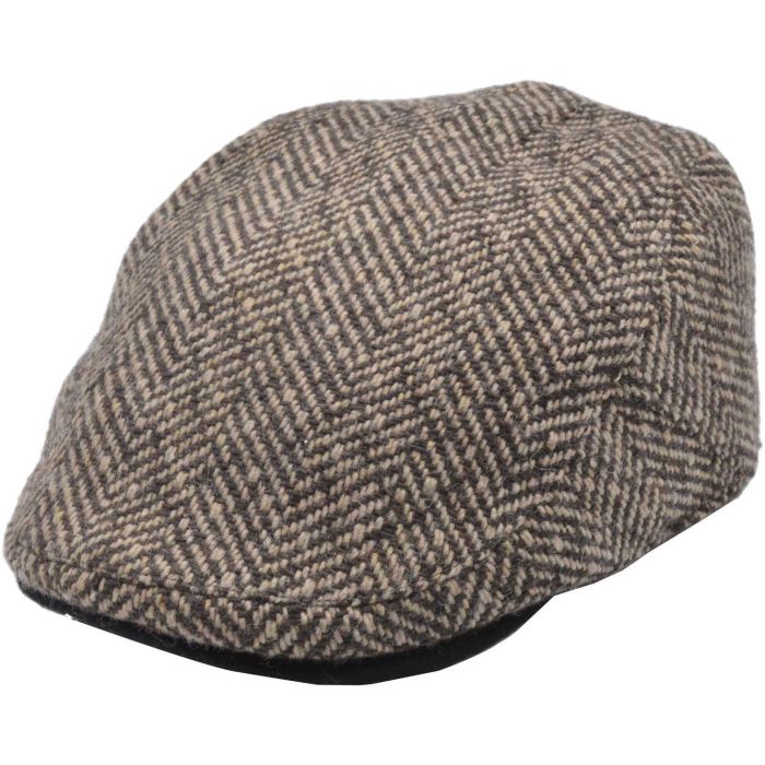 Herringbone Flat Cap