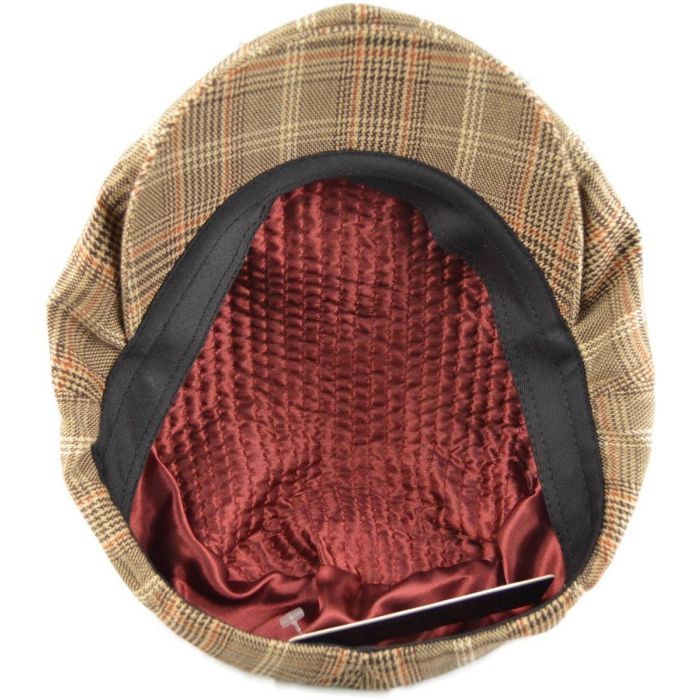 Checked Newboy Cap