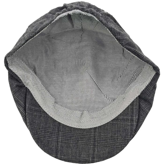 Mens Casual Outdoor Checked Flat Cap