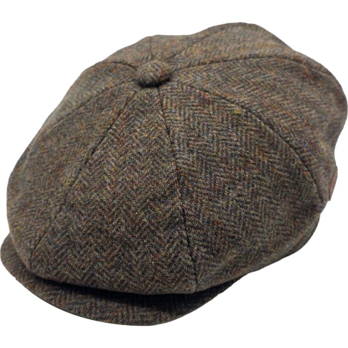 Classic Multi-color Herringbone Newsboy Cap