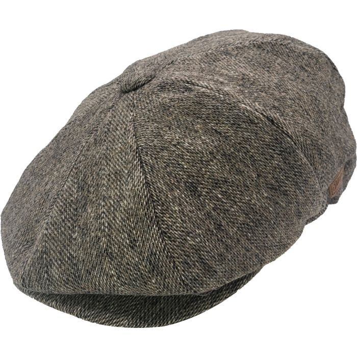 Classic Brown Wool Newsboy Cap