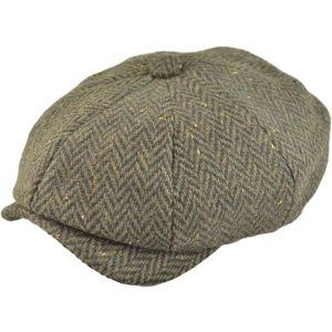 Classic Tweed Newsboy Cap
