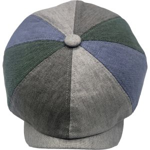 Summer Patchwork Newsboy Cap 