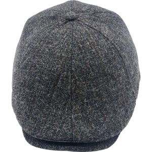 100% Wool 6-Panel Flat Cap