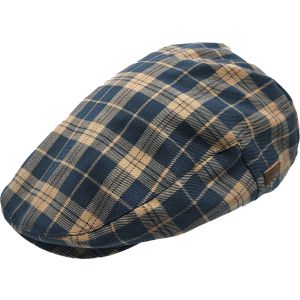 Checked Pattern Flat Cap