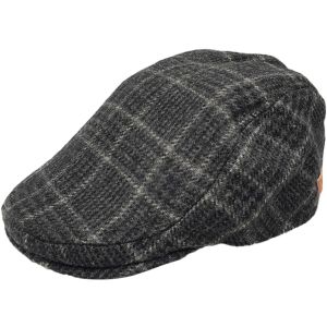 100% Wool Mens Twill Flat Cap