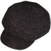 Woolly Newsboy Cap - Dark Grey