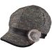 Womens Newsboy Cap - Black