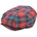 Tartan Style Tweed Newsboy Cap