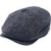 Patterned Wool Newsboy Cap