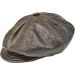 Classic Leather Newsboy Cap
