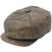 Genuine Leather Newsboy Cap
