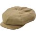Mens Classic Newsboy/Bakerboy Cap in Beige