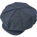 Large Wool Big Apple Newsboy Cap