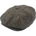 Classic Brown Wool Newsboy Cap