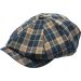 Checked Pattern Newsboy Cap