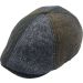 Herringbone Patchwork 6-Panel Flat Cap